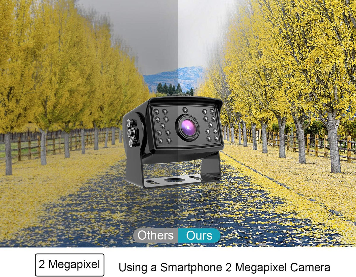 7'' 1080P HD Backup Camera System Kit IP69 Waterproof Rear View Camera S76097