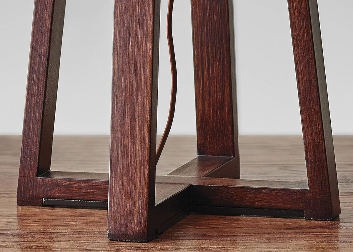Walnut Birch Wood Floor Lamp W210