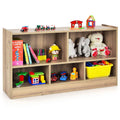 White 5-Cube Wood Bookcase U46862