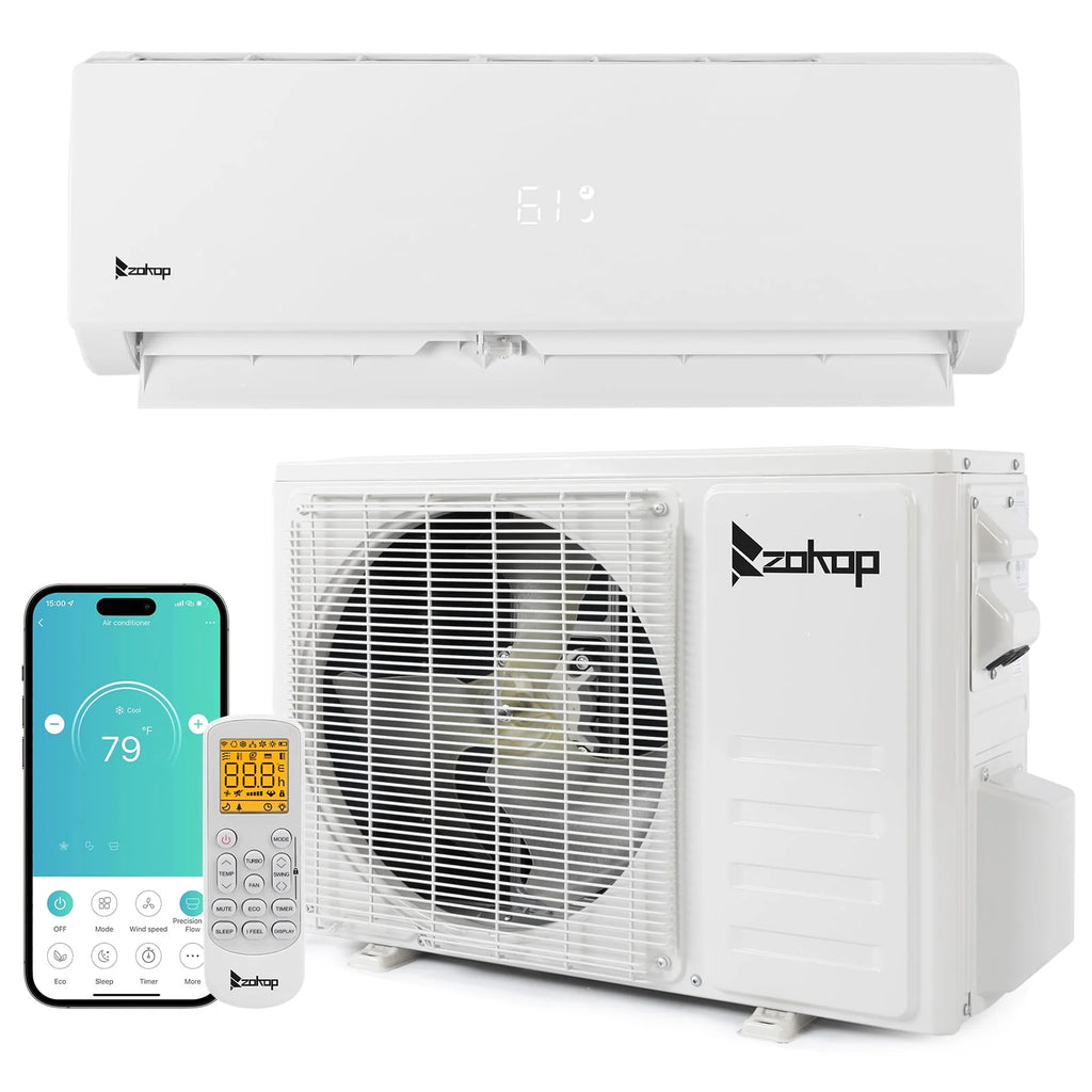 9000 BTU 19 Seer Mini Split Air Conditioner & Heater A496774