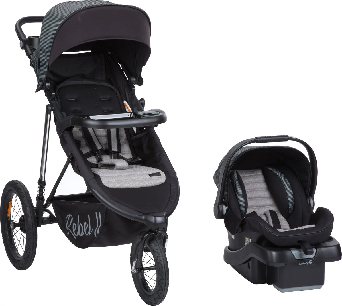 All in One Travel System Stroller with Rear-Facing Infant Car Seat B3330
