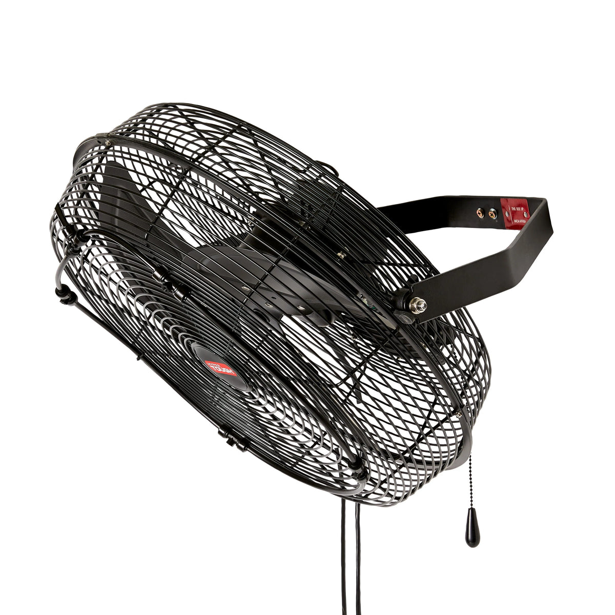 18 inch Black Outdoor Wall Mounted Fan with Misting Kit G343