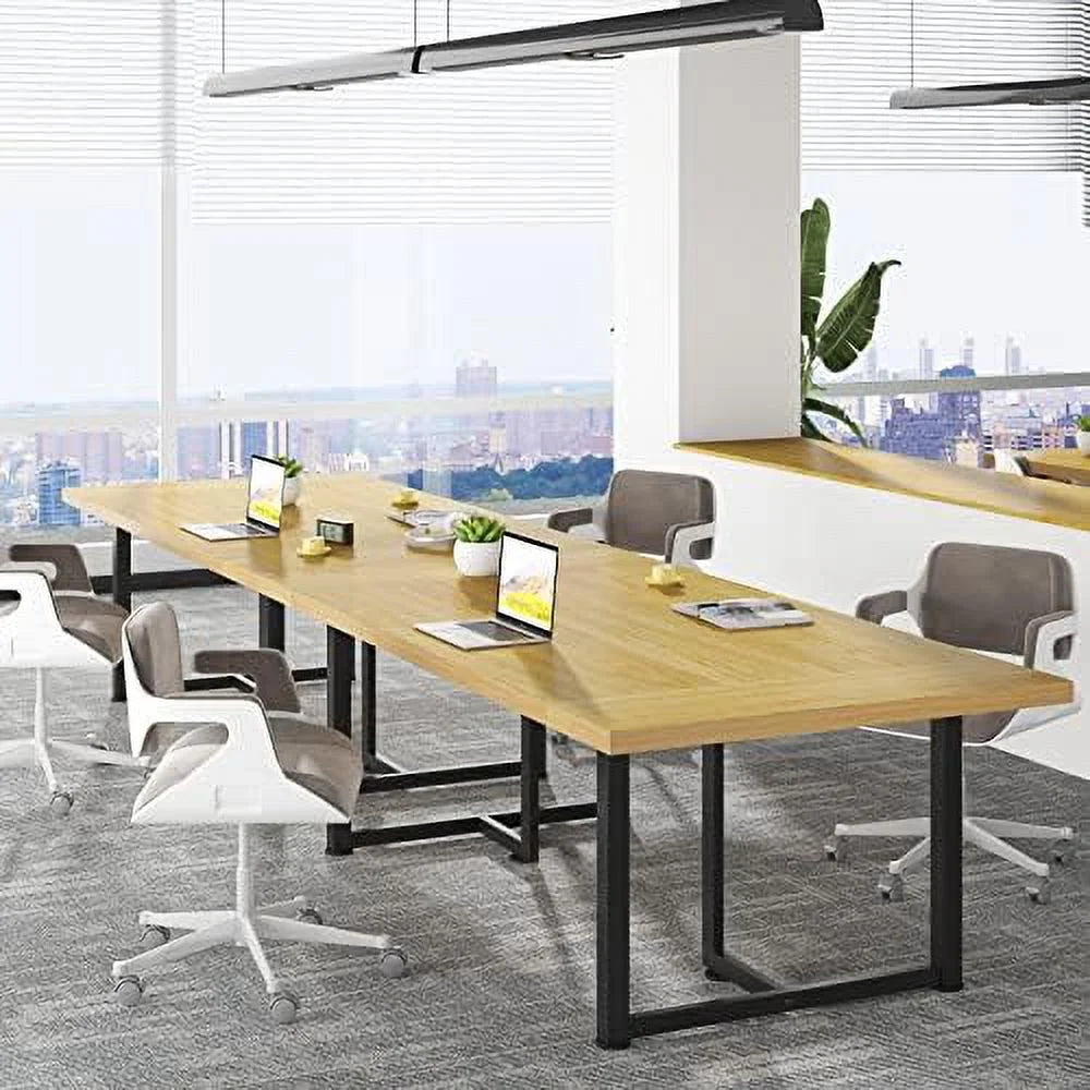 70.8'' Executive Desk Computer Desk Wooden Workstation (Oak) E7536
