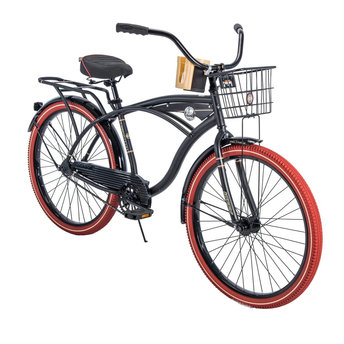 26 Inch Matte Black Cruiser Bike U36200