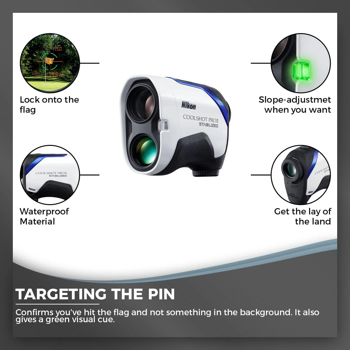 Nikon COOLSHOT PROII STABILIZED Rangefinder → Stabilized Rangefinder Z8233