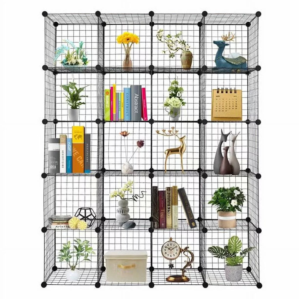 20-Cube Wire Cube Storage Organizer Shelves V672976