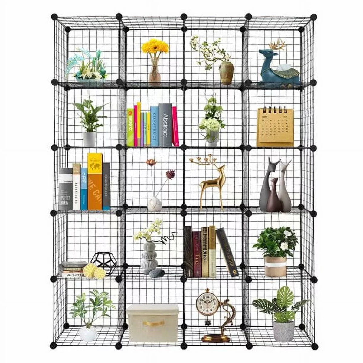 20-Cube Wire Cube Storage Organizer Shelves V672976