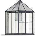 7' x 8' x 9' Gray Greenhouse Y10881