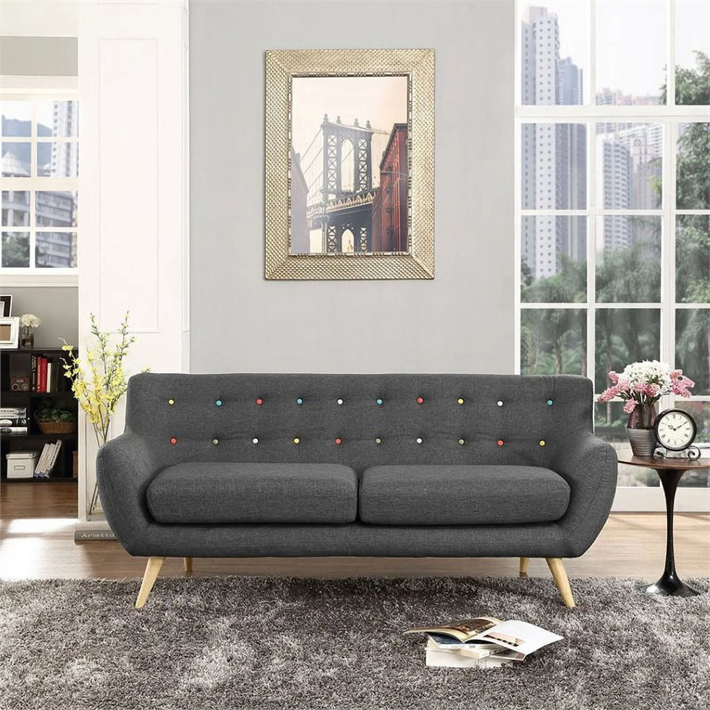 Gray Fabric Sofa V53464