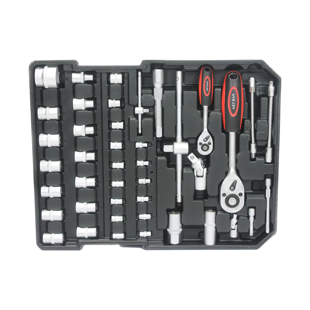 899PCS White 4 Layers Hand Tool Set with Wheels N1555