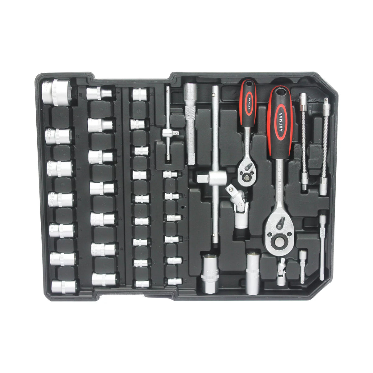 899PCS White 4 Layers Hand Tool Set with Wheels N1555