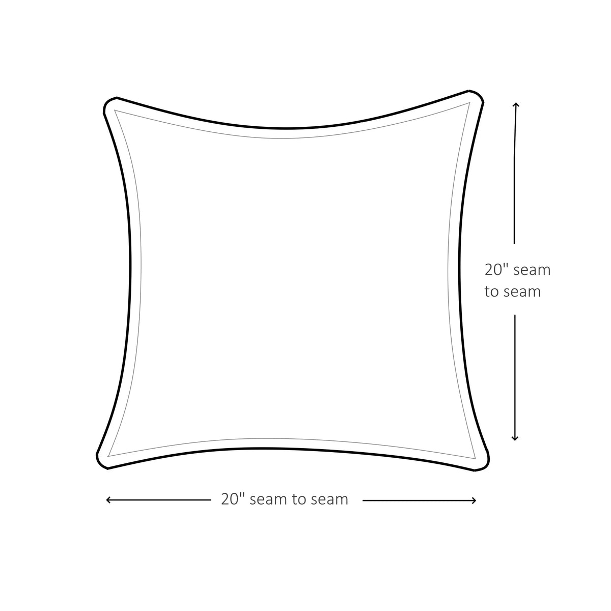 Blue 20" x 20" Cotton Canvas Decorative Pillow G1514