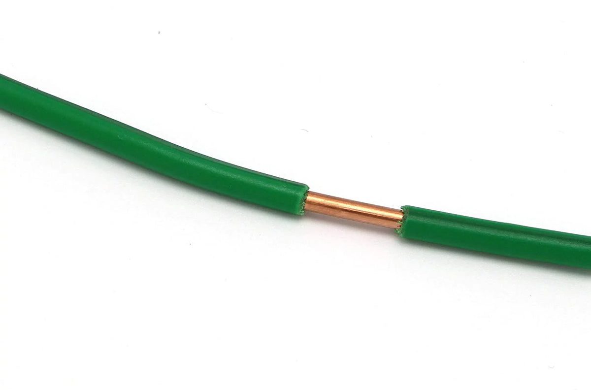 100 Feet Insulated Solid Copper THHN THWN Wire 12 AWG Green E6183