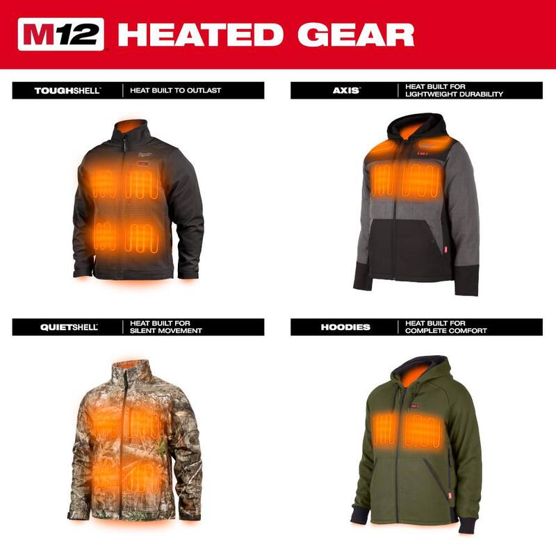 Men's Heated Jacket Hoodie E7950
