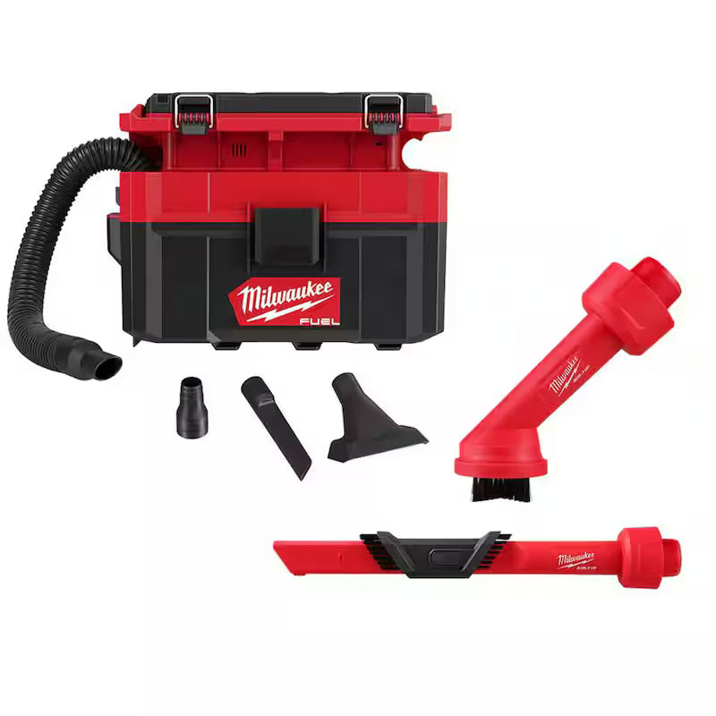 Cordless 2.5 Gal. Wet/Dry Vacuum with Brush and Crevice Kit D70798