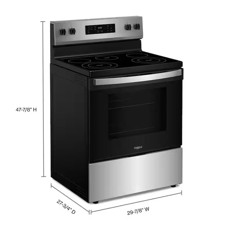5 Elements Freestanding Electric Range in Stainless Steel M72225
