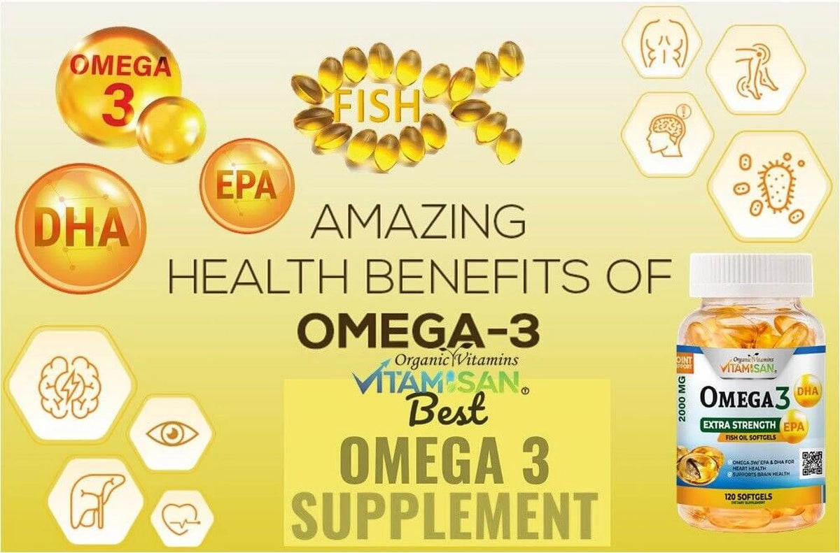 Omega 3 2000mg 120 Softgels Fish Oil T94836