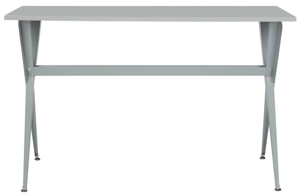 Grey Cross Leg Writing Desk Z18994