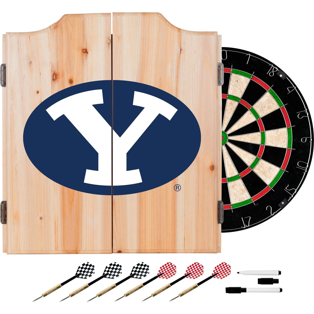 Wood Dart Cabinet Set P79220