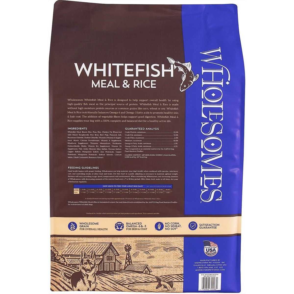 Fish Meal and Rice Dry Dog Food L164432