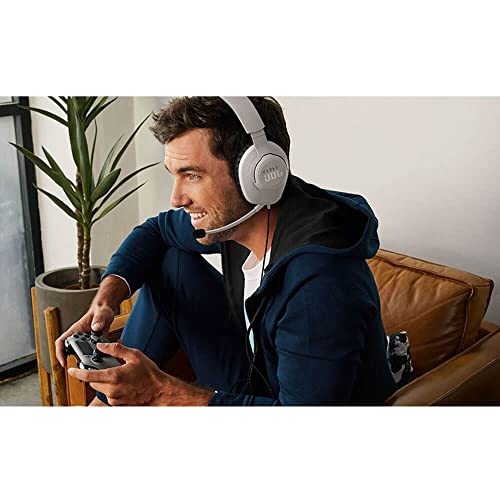 Wired Over-Ear Gaming Headset with Detachable Mic, White D870980