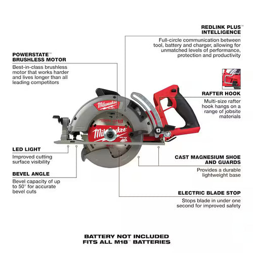 18V Cordless 7-1/4 in. Circular Saw D966636
