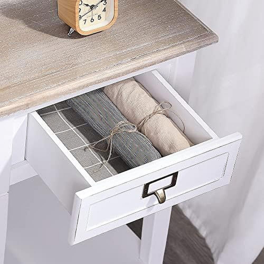 End Table with Charging Station and Drawer Y2688