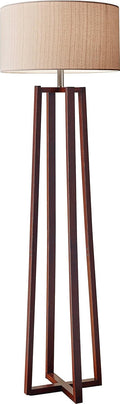 Walnut Birch Wood Floor Lamp W210