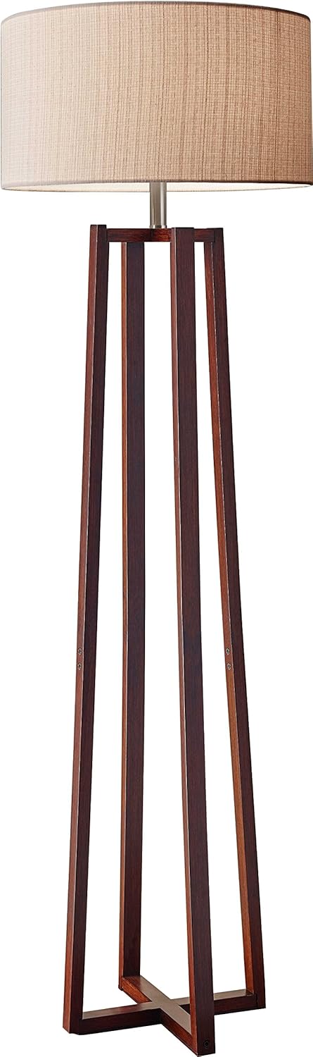 Walnut Birch Wood Floor Lamp W210