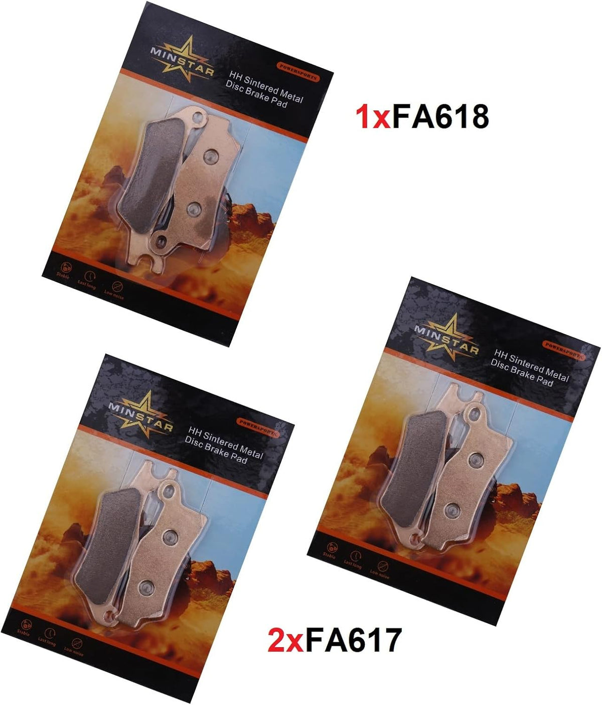Sintered Brake Pad Pack of 2 R8982
