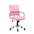 Pink Mesh Back Task Office Chair X316455