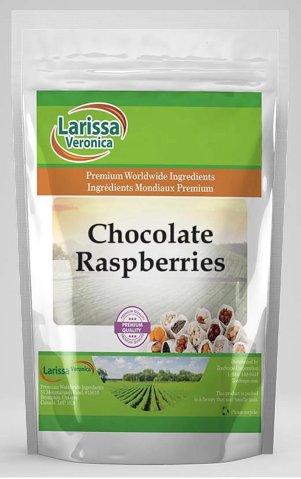 Dark Chocolate Covered Raspberries 16 oz 3-Pack V745754