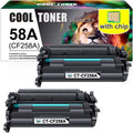 Compatible Toner Cartridge with Chip Replacement 2-Pack Black O701939