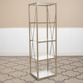 4 Shelf Glass Bookcase G175969