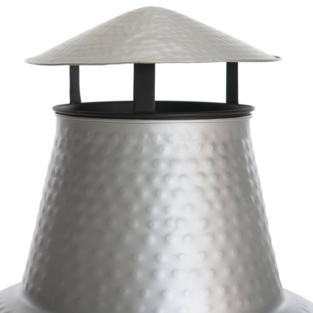 Silver Black Chiminea B4963