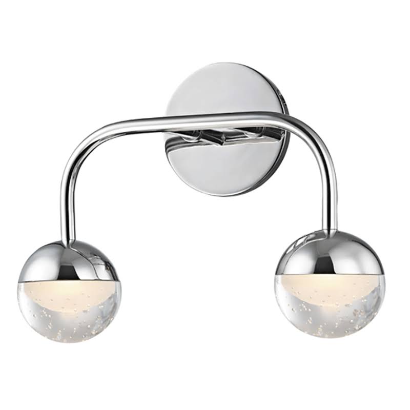 Aged Brass LED Bath Light F73072