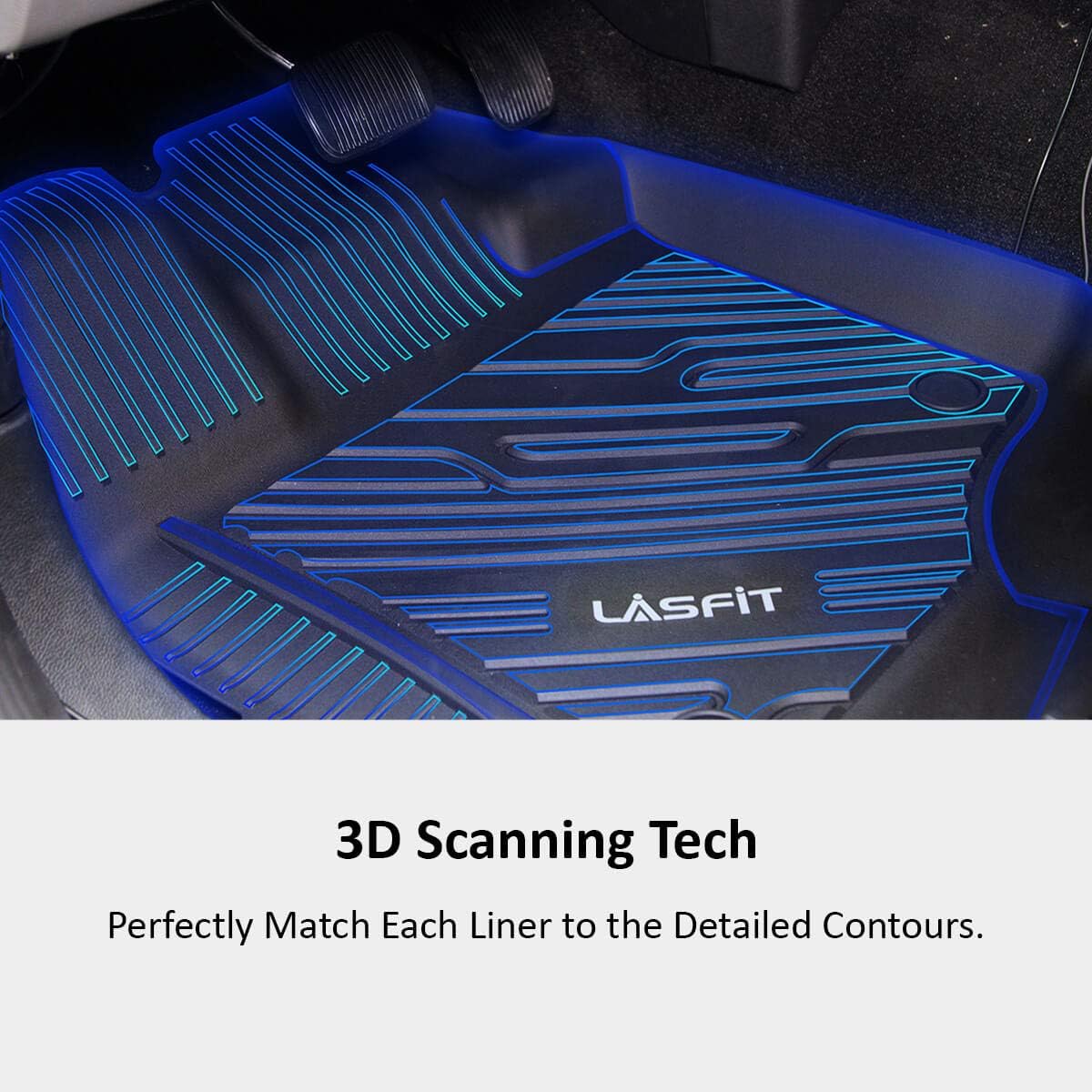 Black All Weather TPE Floor Mats T9176