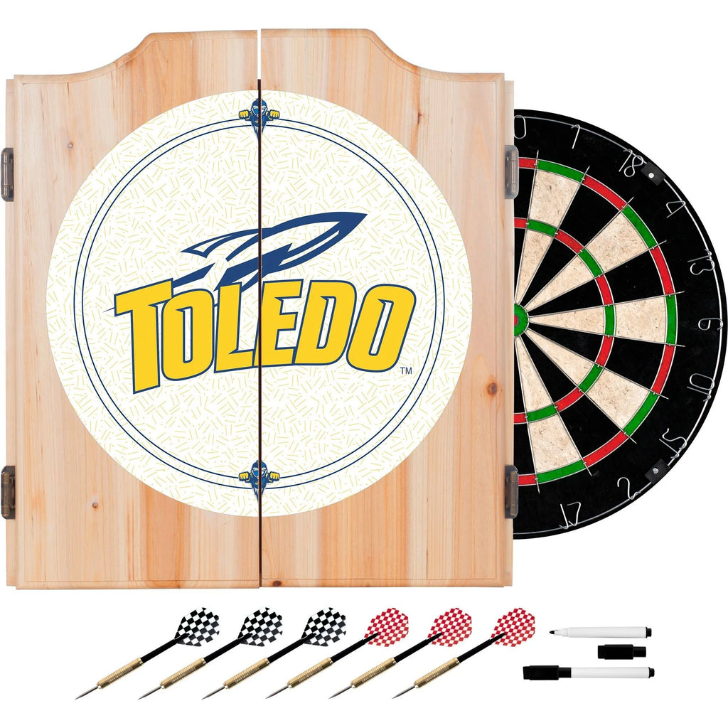 Wood Dart Cabinet Set P79220