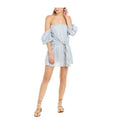 Striped Belted Dress K714