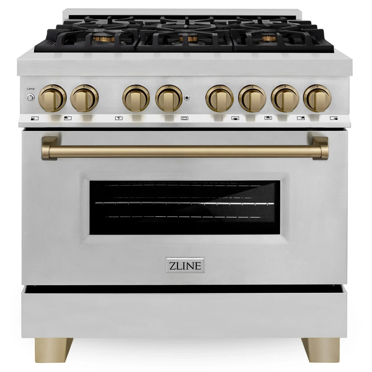 36 4.6 cu. ft. Dual Fuel Range Stainless Steel G26203