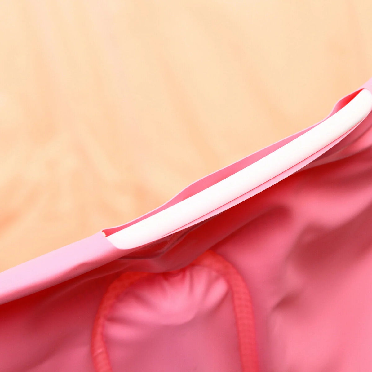 Pink PVC Inflatable Folding Bathtub U18128