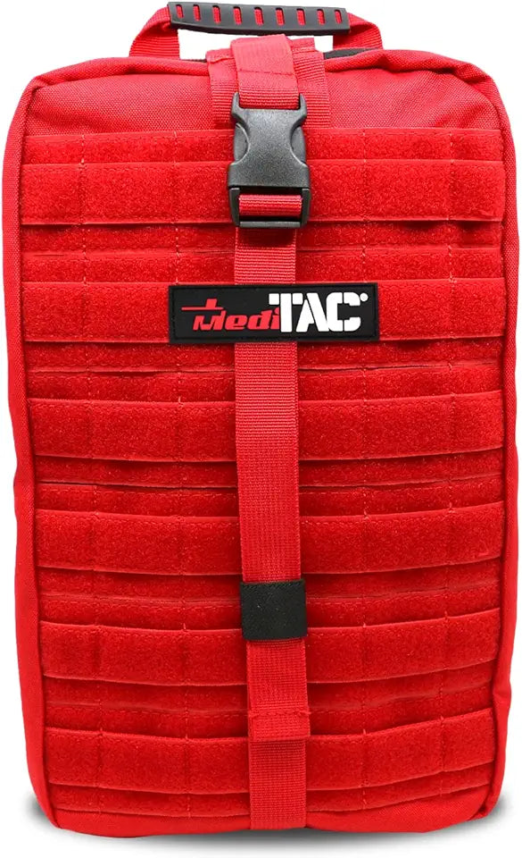 Large Red Tactical Trauma Bag Backpack H20372