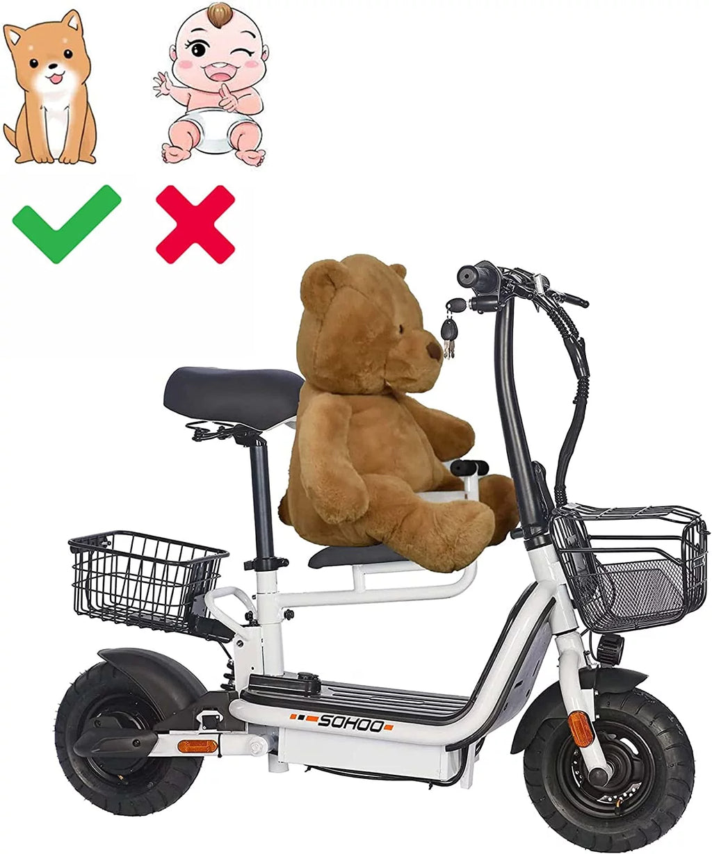48V 500W 12AH Folding Electric Scooter 10 Fat Tire K782