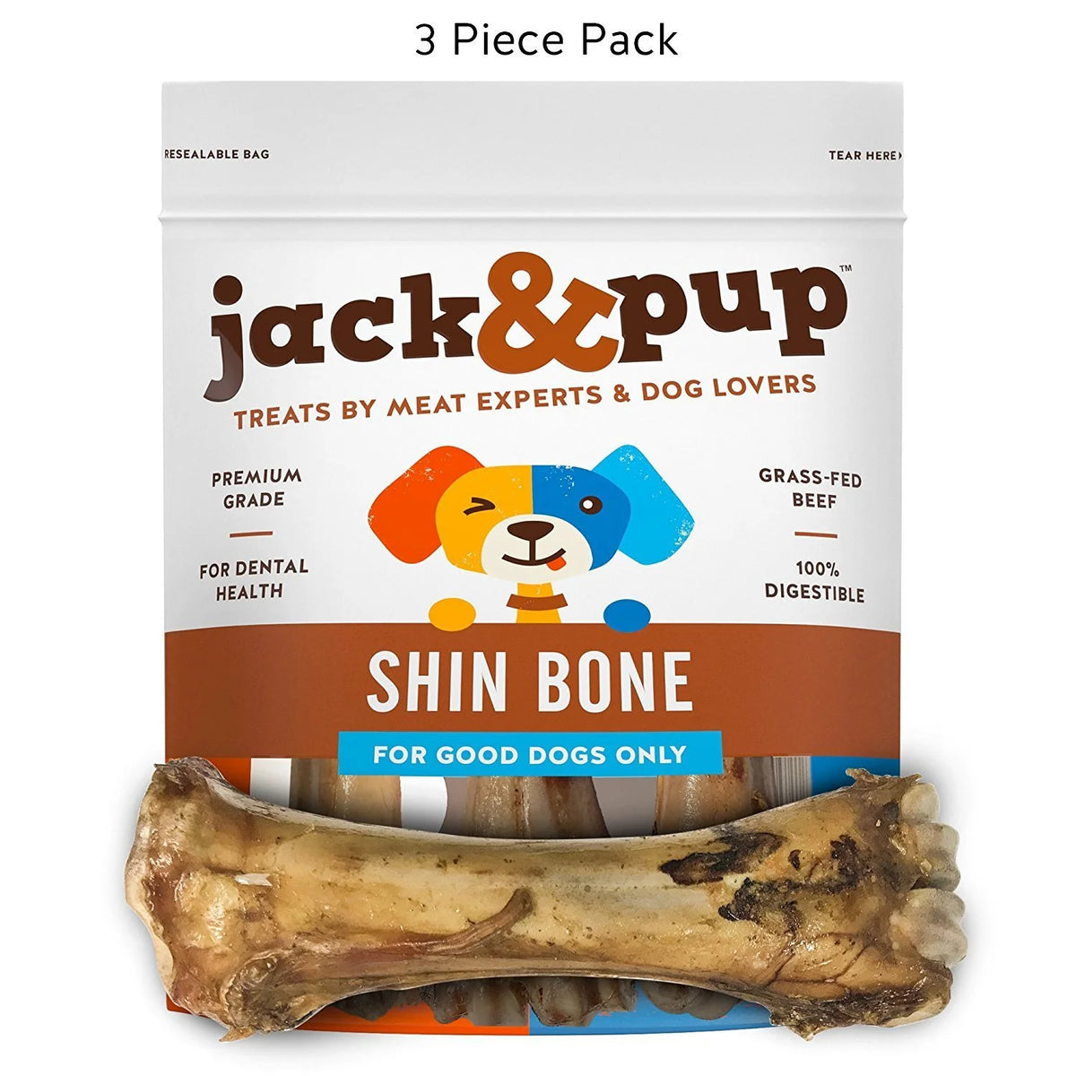 Roasted Beef Shin Bone Dog Treats 3 Pack Q6798