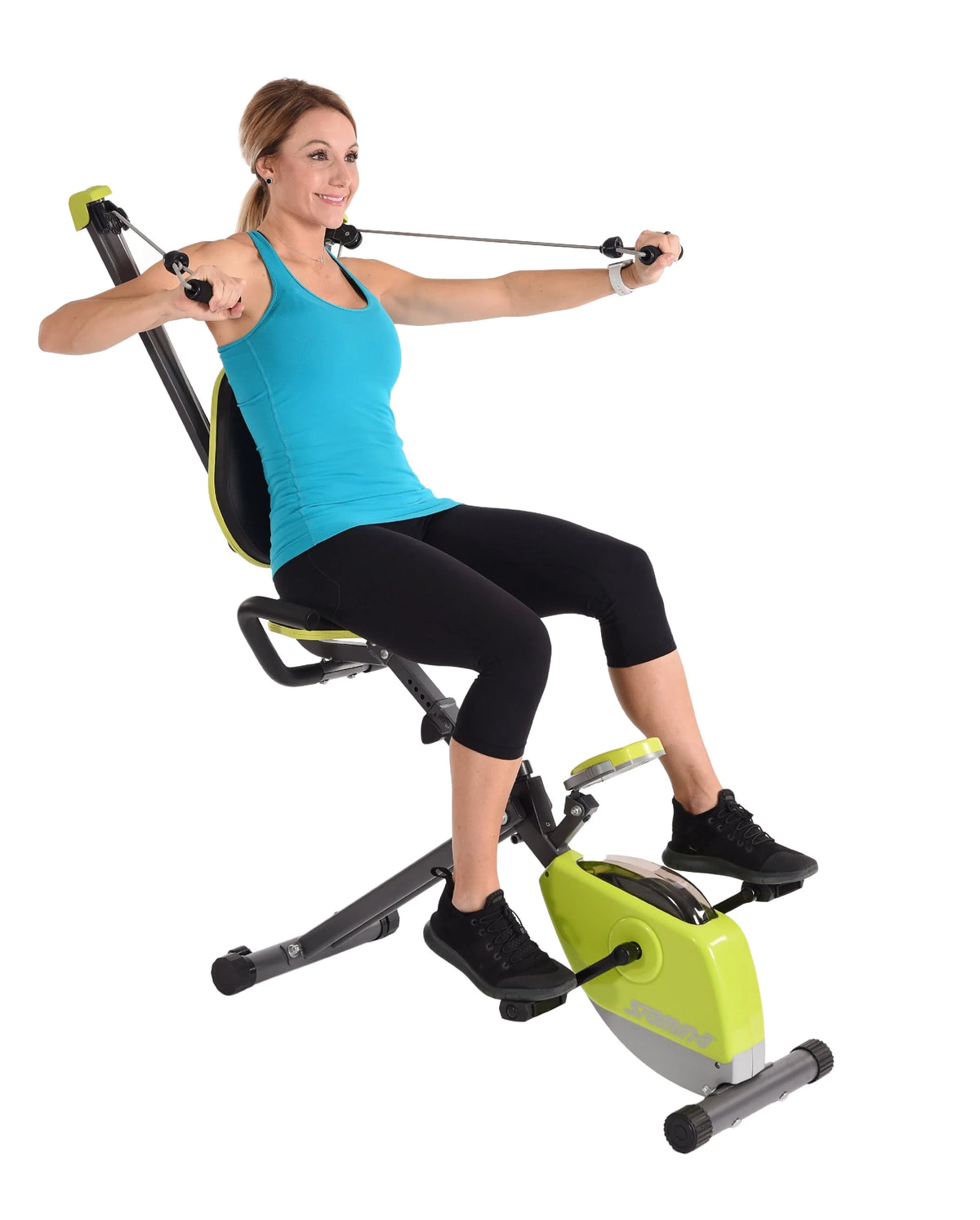 Upright Exercise Bike with Upper Body Resistance Arms H54670