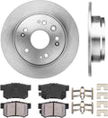 Brake Disc Rotors + Ceramic Pads + Clips X9450