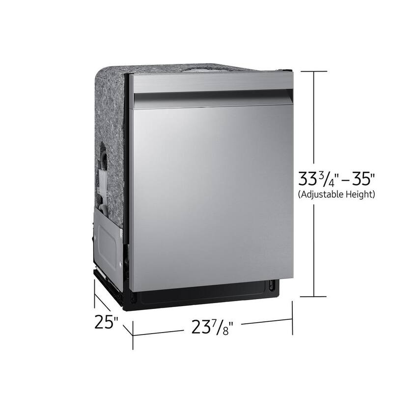 46 dBA Dishwasher with StormWash and AutoRelease Door in Stainless Steel E846