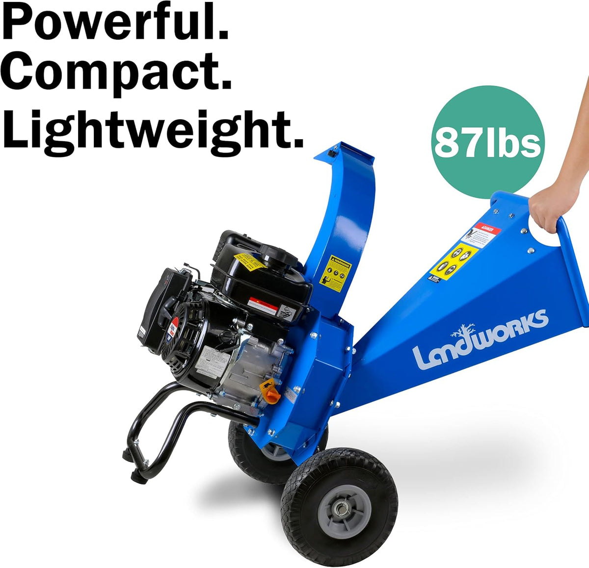 7HP 3 Inch Heavy Duty Wood Chipper Shredder Mulcher O888911