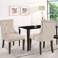 Beige Tufted Upholstered Arm Chair F962