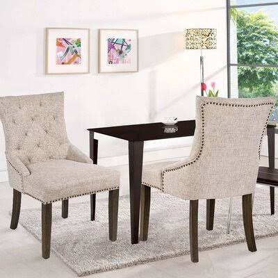 Beige Tufted Upholstered Arm Chair F962